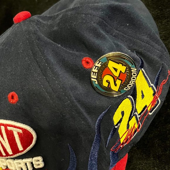 Vintage Jeff Gordon #24 NASCAR DuPont Fitted Hat - Picture 6 of 9